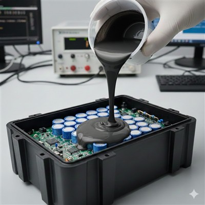 Advanced Thermal Management for EV Battery Potting (UL 94V-0)